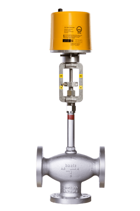 367-3 way valve with electric actuator