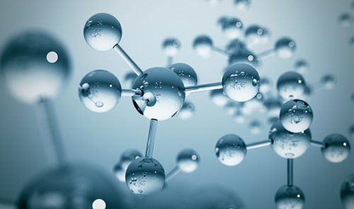 Closeups of molecules